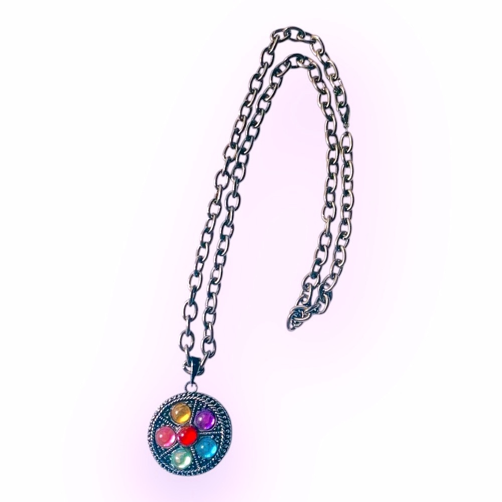 Source Unknown Colorful Gemstone Necklace - Picture 4 of 4